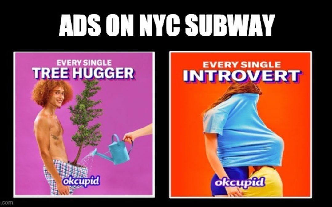 NYer Pulls Down Sexually Suggestive OkCupid Ads On NYC Subway — ‘Is It Okay For A Kid To See This?’