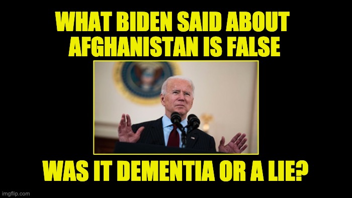 Generals testified Biden lied