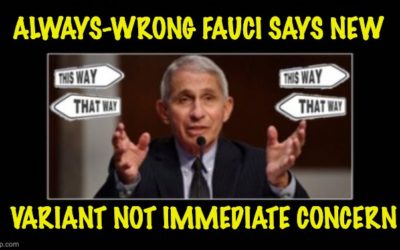 WE’RE SCREWED! Fauci Says New COVID Variant Not Immediate Threat