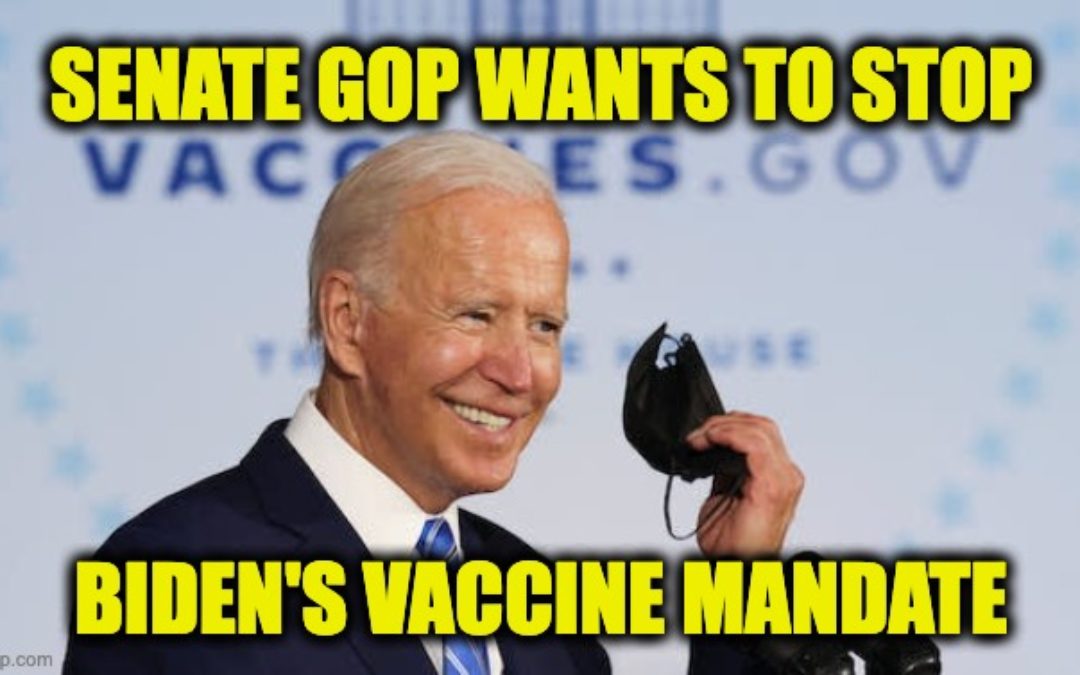 Senate GOP Moves to Nullify Biden’s Vaccine Mandate