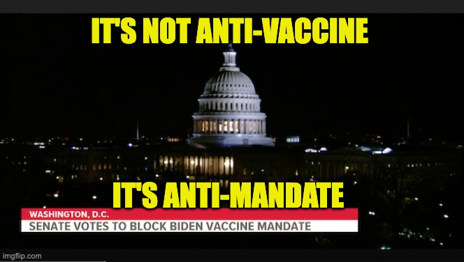 Senate rejected Biden's vaccine mandate