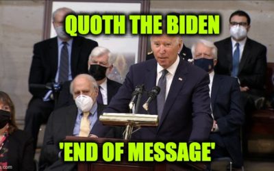 Brain Freeze: Dementia Joe Reads ‘End of Message’ During Dole Eulogy (Videos)