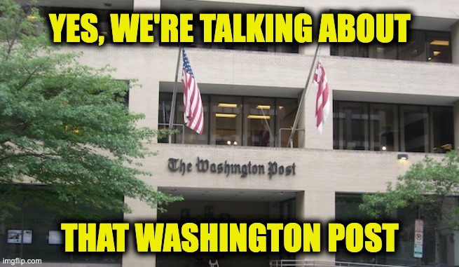 Washington Post stumbles upon truth