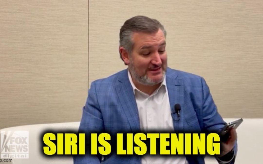 SHE’S ALIVE! Siri Interrupts Ted Cruz As He Bashes Big Tech In Interview (Video)