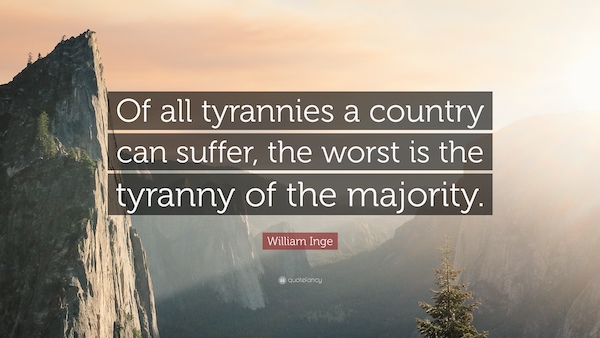 the tyranny of the majority