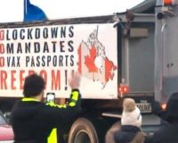 MASSIVE Truck Rally Opposing Vaccine Mandates Heads To Canada’s Capital — Trudeau Goes Into Hiding
