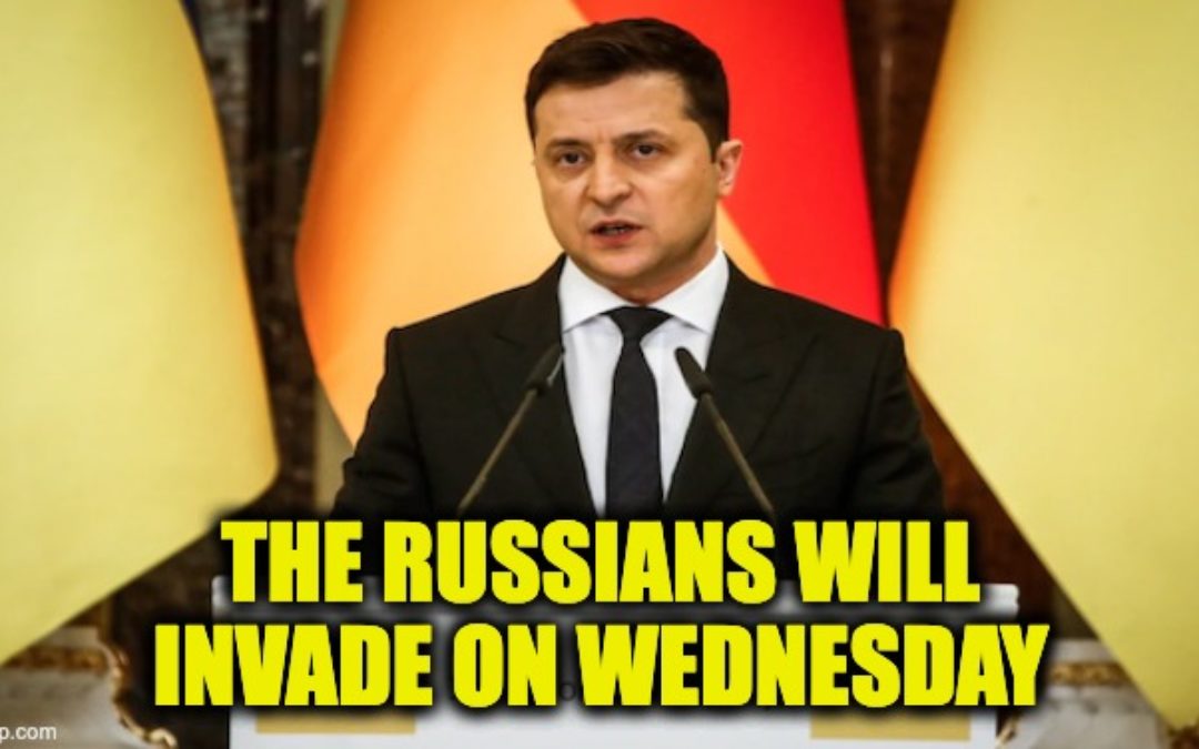 Ukraine President Zelensky: Russian Invasion Starts Wednesday Feb. 16