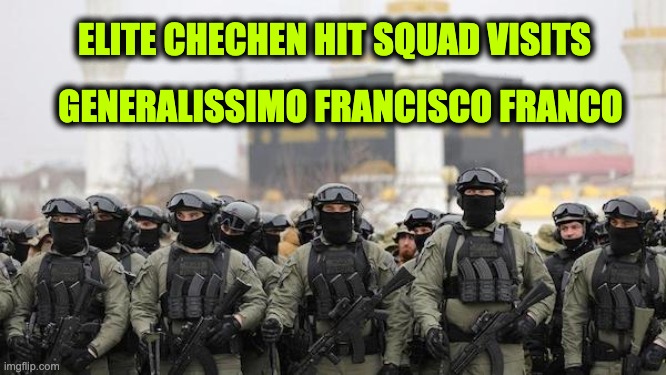 elite Chechen hit squad