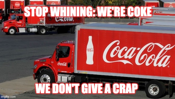 Coca-Cola's lack of morality