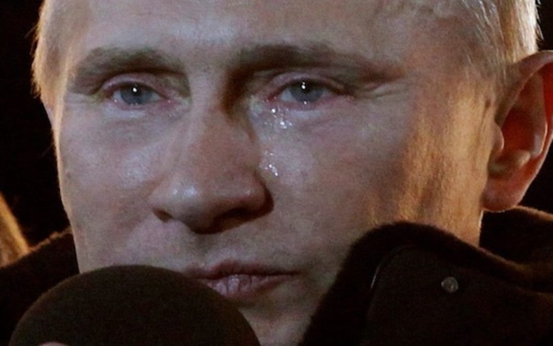 Putin Turns Crybaby After Getting Caught Committing War Crimes
