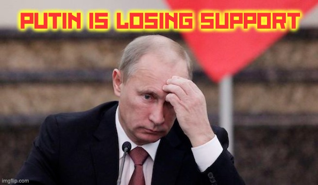 Putin is facing public criticism