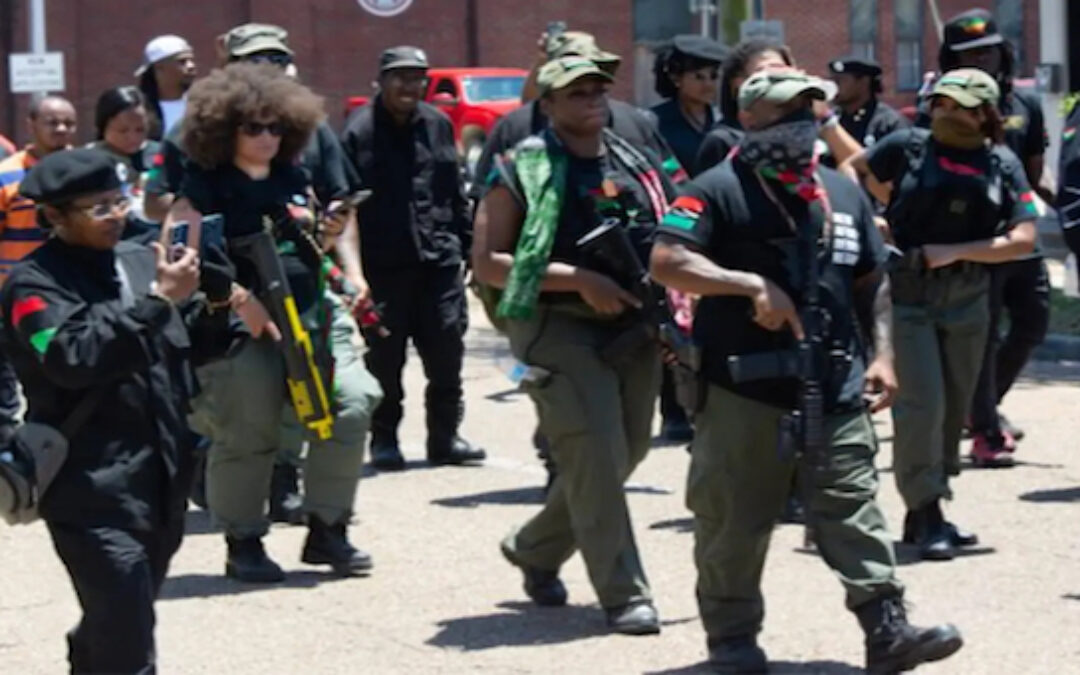 YO KAMALA: Armed African American Rights Group Marched To Demand A Secure Border