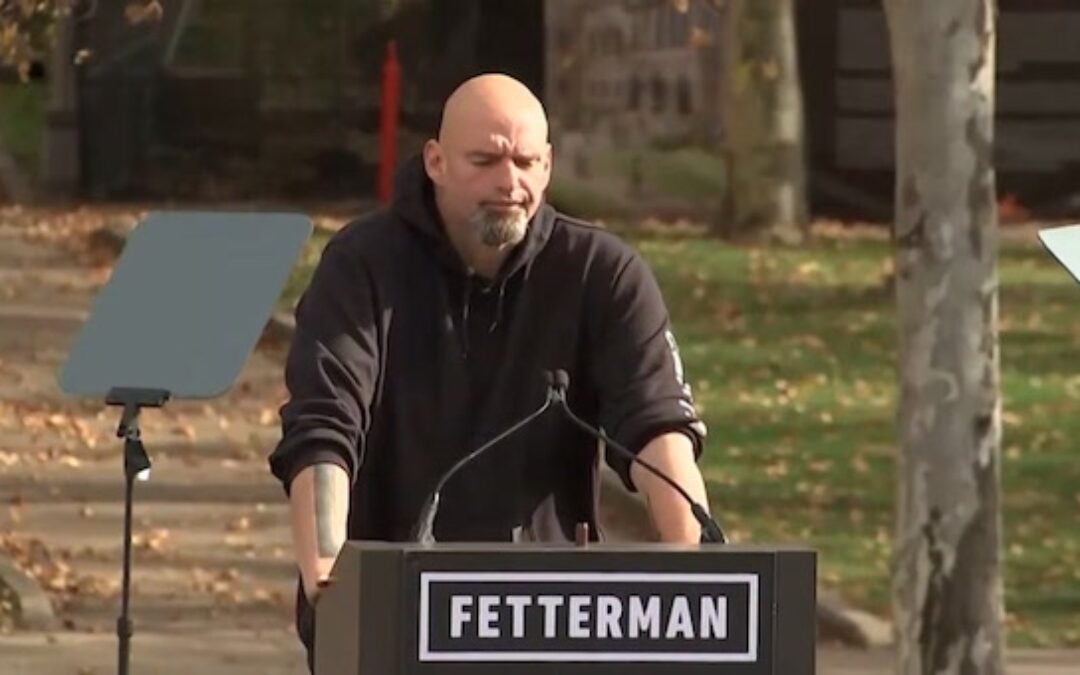 Fetterman Bragged, American Flags Fell Over: “Perfect Metaphor”