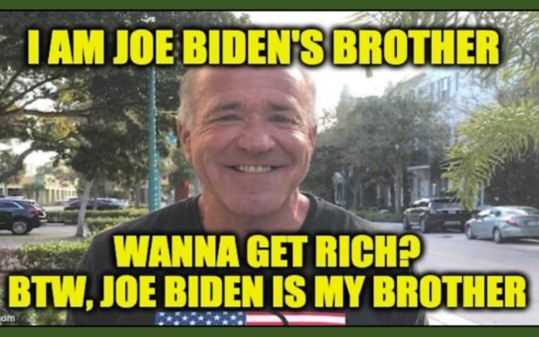 Joe Biden’s Baby Brother Frank Admits Selling His Influence
