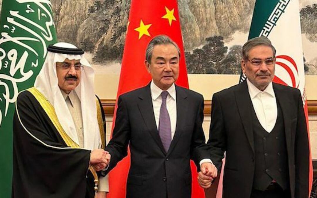 The Emerging Unholy Alliance Between China, Iran And Saudi Arabia