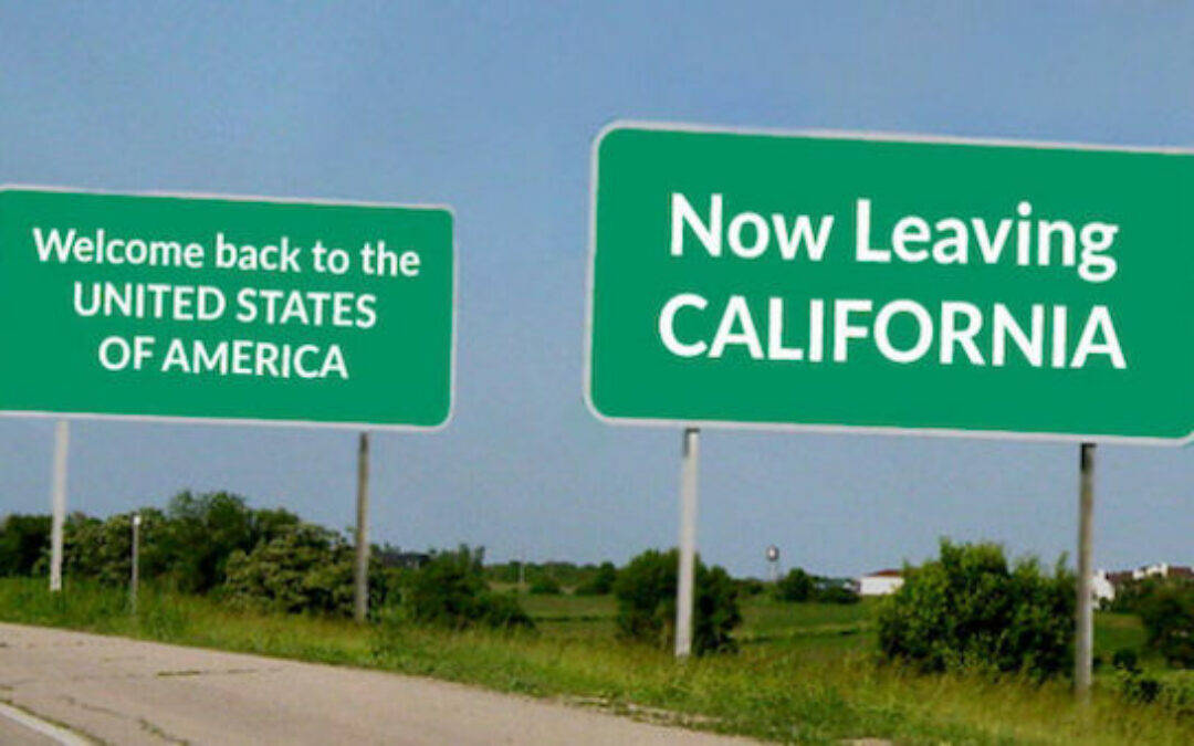 More than 350 Companies have Fled California since 2018