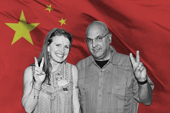 Neville Roy Singham and his wife Jodie Evans are China propagandists—and a primary source of the fury exploding on our streets.