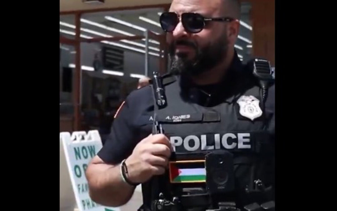 Why are Police in this New Jersey Town Wearing Palestinian Flags and not U.S. Flags?
