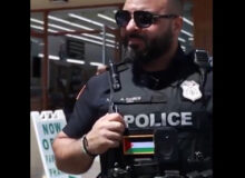 Why are Police in this New Jersey Town Wearing Palestinian Flags and not U.S. Flags?