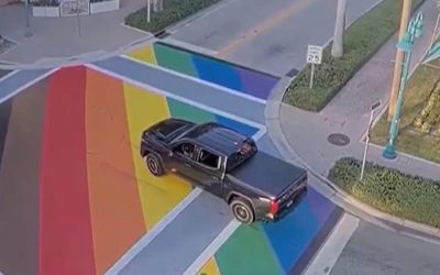 Florida Town Paints Over Gay ‘Pride’ Art at Intersection